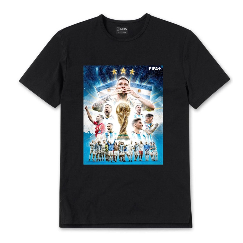 ARGENTINA FIFA WORLD CUP
CHAMPIONS 2022 T-Shirt unisex’s